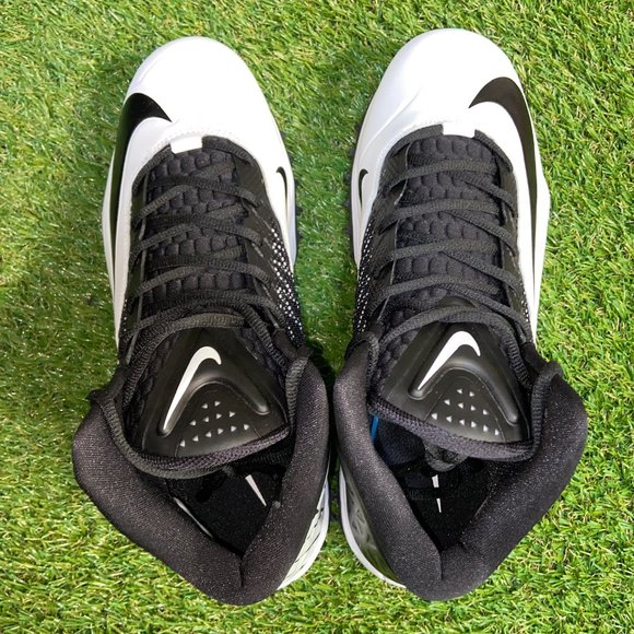 Nike Zoom Code Elite Destroyer Football Cleats Black White 603351-100 Mens 11.5 main image 4